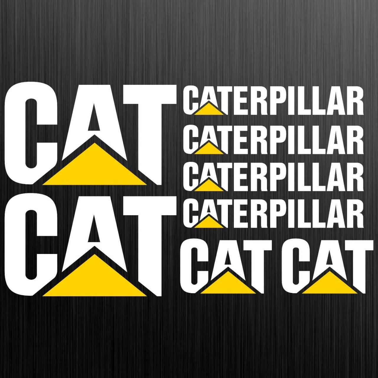 Спец. техніка  Екскаватор наклейки  Caterpillar belarus bobcat