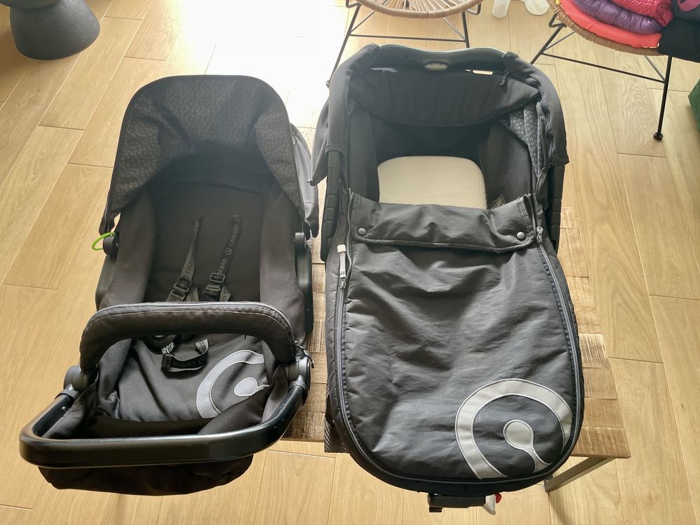 Wózek Concord Wanderer gondola + spacerówka + akcesoria