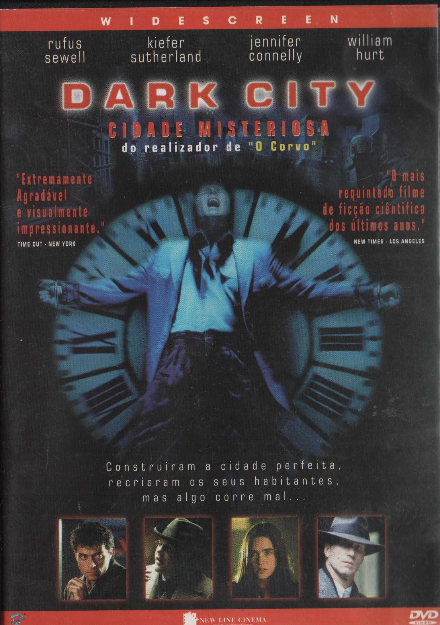 Dvd Cidade Misteriosa - ficção científica - Kiefer Sutherland - extras