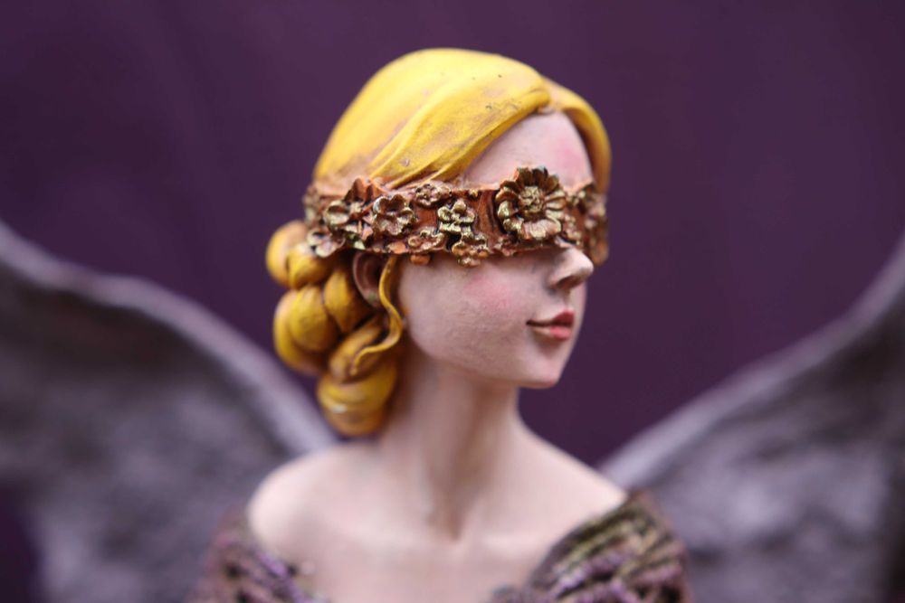 anioł pawertex, dekoracja, rękodzieło, handmade, przezent na święta