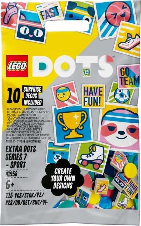 Klocki LEGO Dots 41958 Dodatki Sport seria 7
