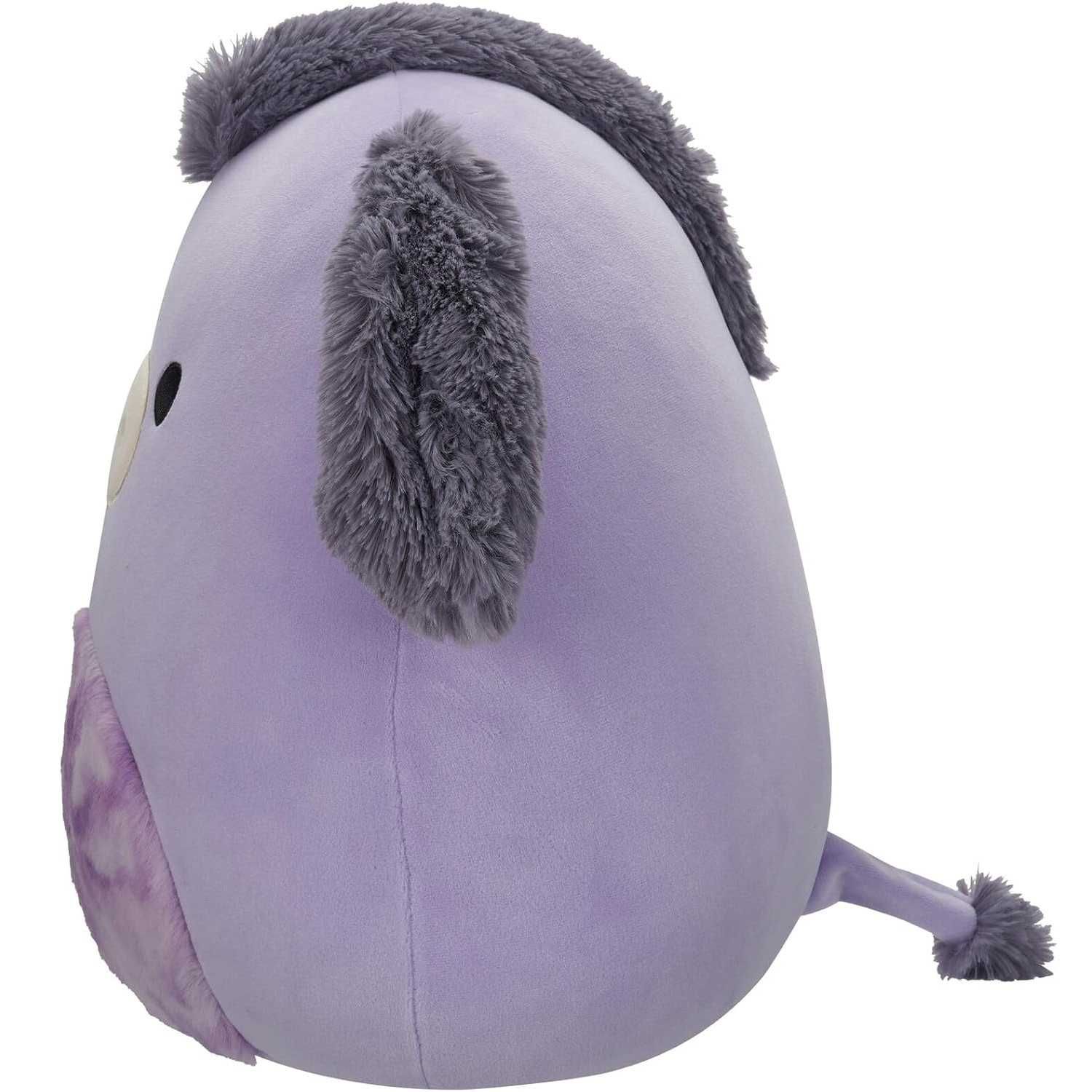 Squishmallows Miękka Maskotka Pluszowa Fioletowy Osioł Deacon 30cm