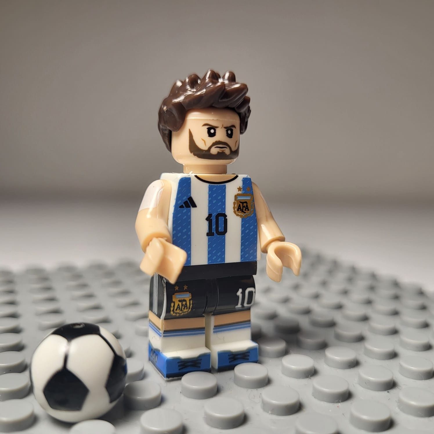 Lionel Messi | Argentyna | Gratis Naklejka Lego