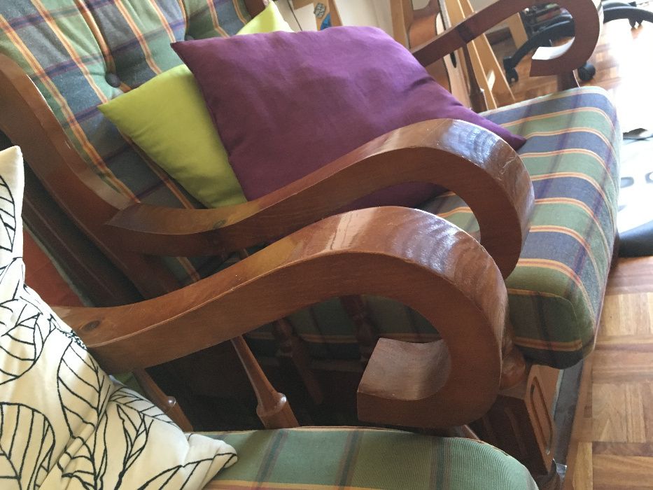 2 Poltronas + Sofá (c/ cama) Combinado