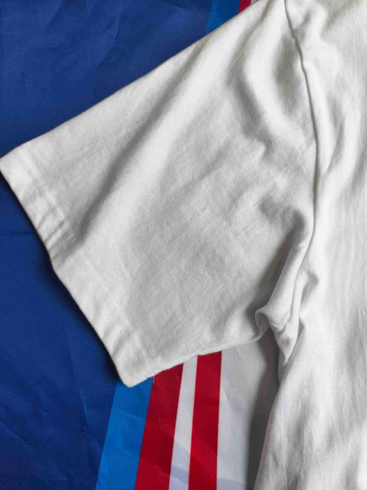 Stussy Męska Biała Koszulka z Nadrukiem M