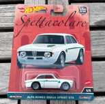 Alfa romeo giulia sprint GTA hot wheels rodas de borracha