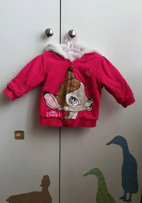 Bluza ocieplana z kapturem Disney Bambi