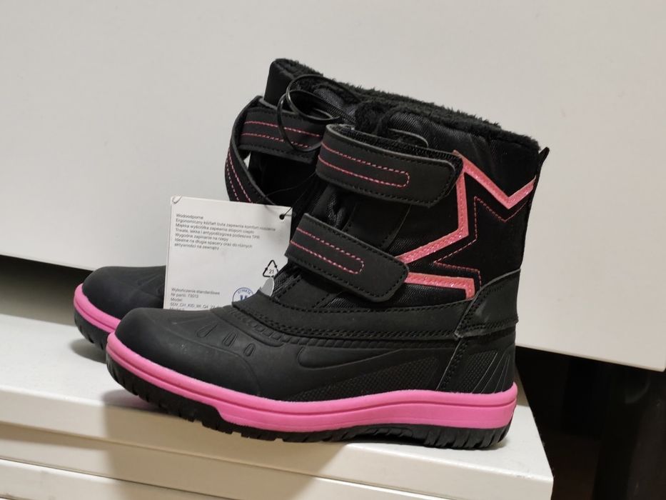 Buty śniegowce dziewczęce 30 nowe