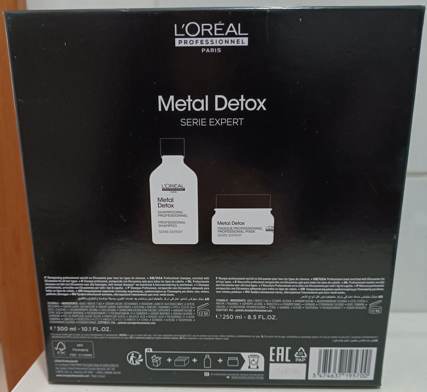 Caixa Metal Detox L'Oréal Limited Edition