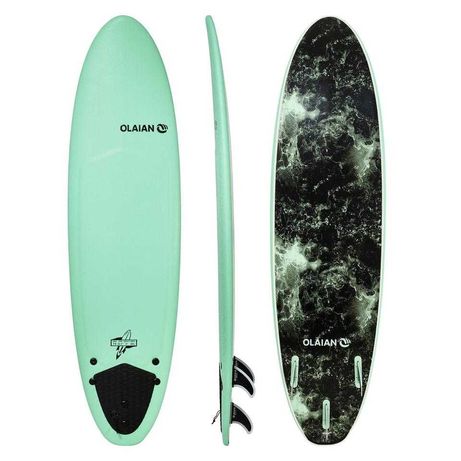 Prancha de Surf Olain 900 Espuma 7' com quilhas, saco e leash