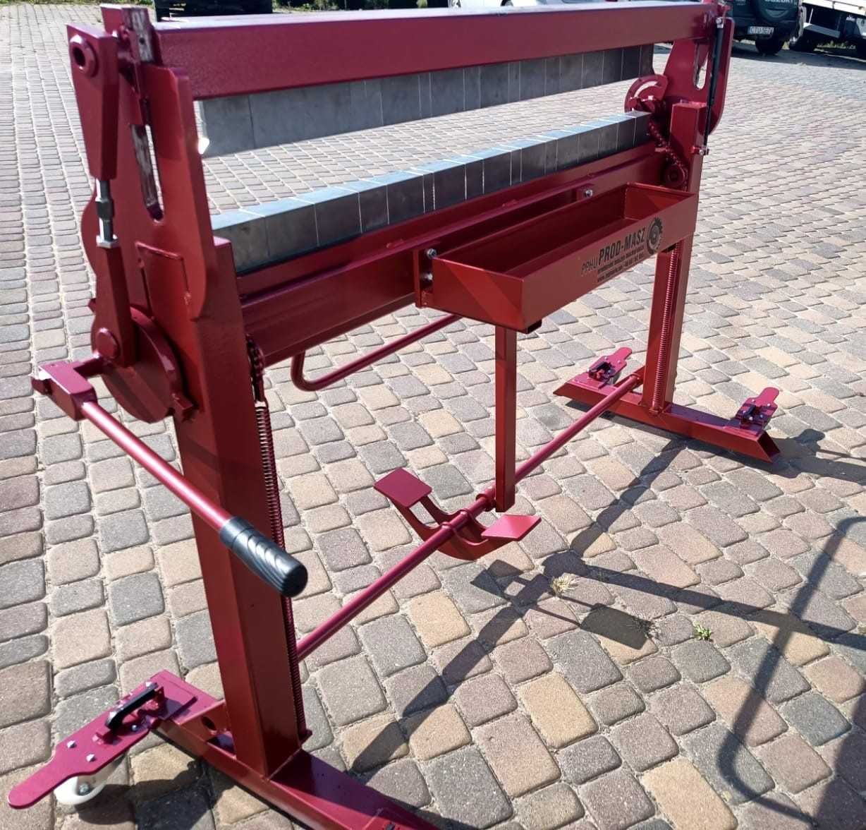 Zaginarka segmentowa 1250 mm/1.5 giętarka krawędziarka
