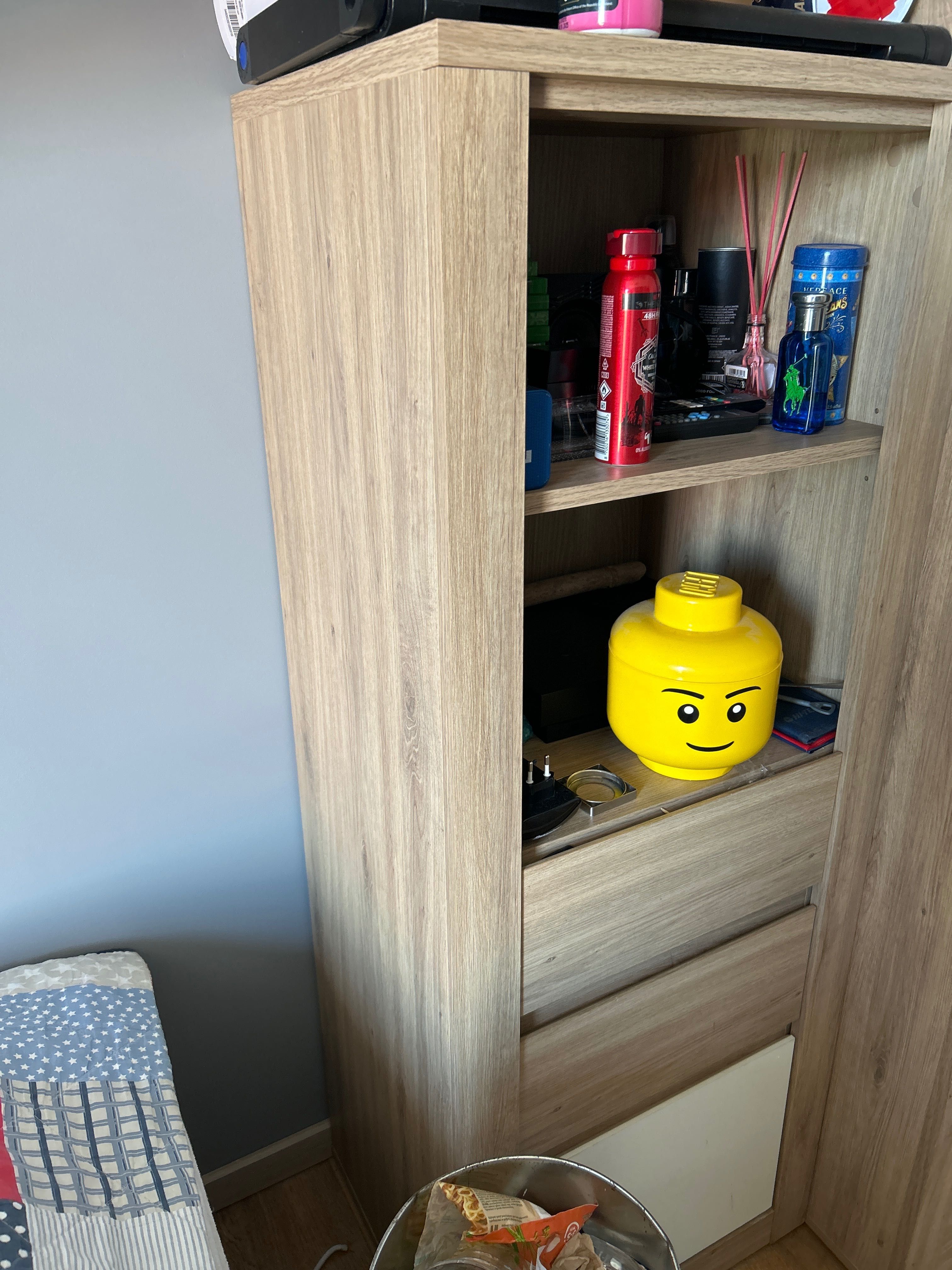 Meble młodzieżowe Wójcik biurko+szafka(kontener pod biurko)+regał