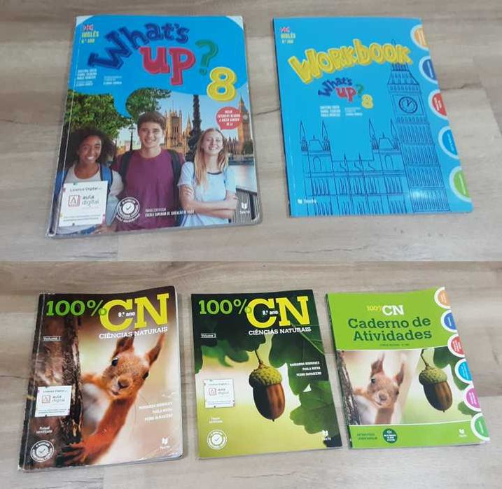 Manuais Escolares e Cadernos de Atividades - 8º Ano
