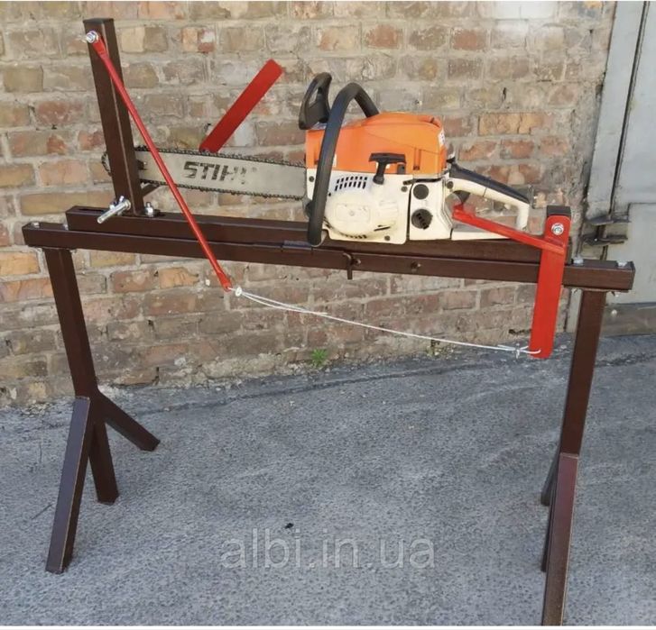 Станок для самостійного пиляння бензопилою або електро