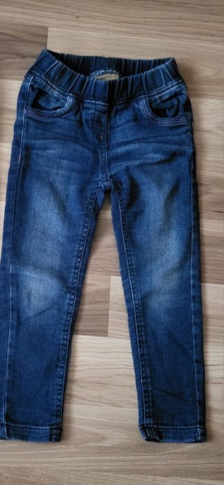 Spodnie jeansowe jeansy dla dziewczynki  r 98/104