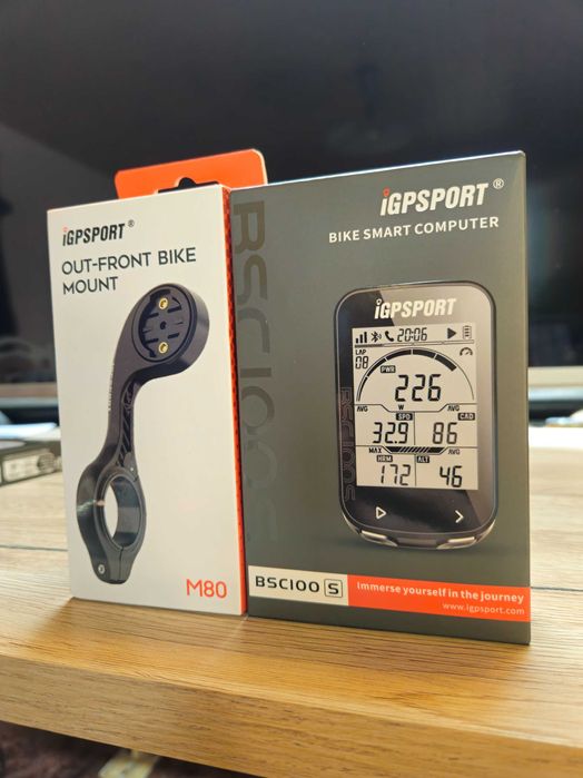 Licznik rowerowy Bezprzewodowy GPS IGPSPORT BSC100S + Uchwyt