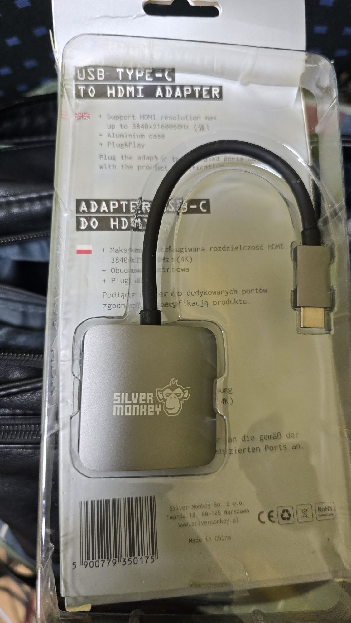 Adapter USB typ C do HDMI Silver Monkey