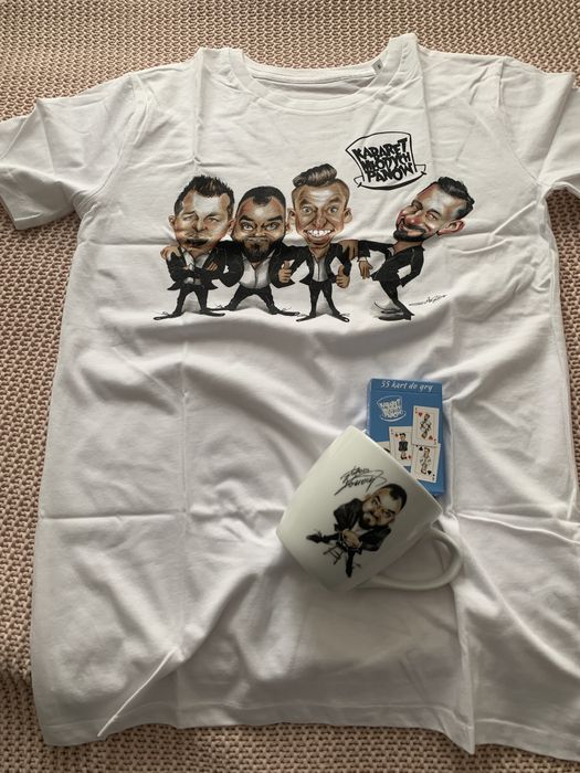 Kabaret Młodych Panów mega zestaw kubek T-shirt karty do gry prezent