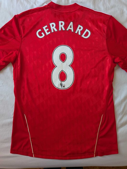 Camisola Liverpool Home 2010/12 - Gerrard Vintage Autêntica