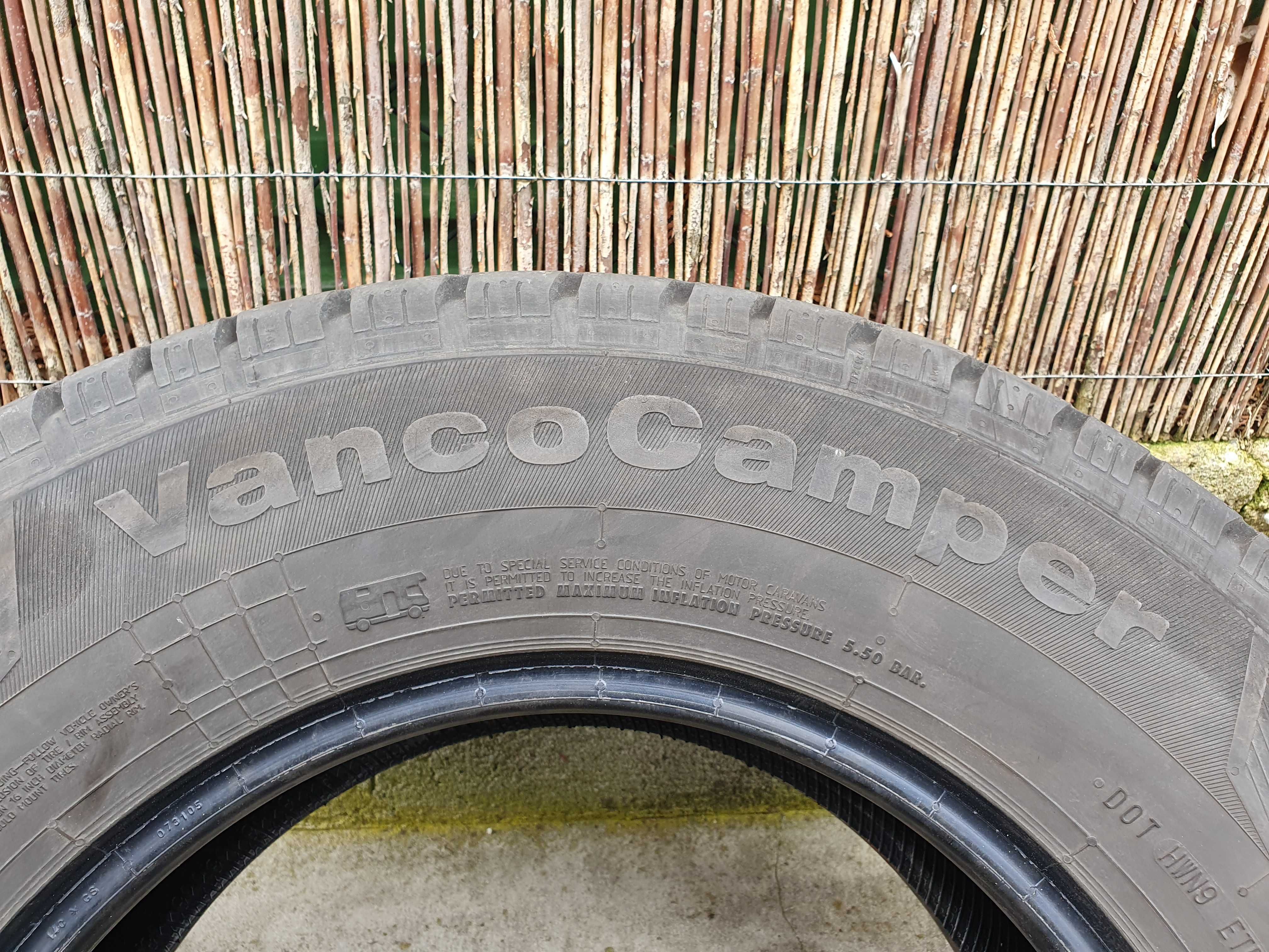 2x 225/75/16 CP 116R Continental Van Camper  8,2mm 2019r.