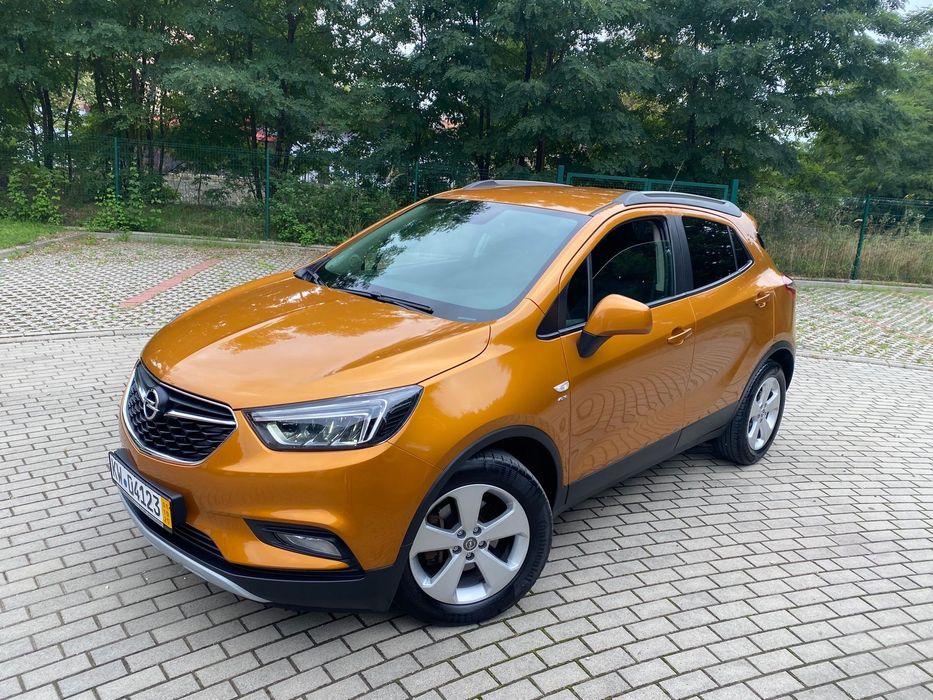Opel Mokka X ŚLICZNA serwisowana 1,6 benzyna Ful Led Navi Kamera Bagażnik na Rowery