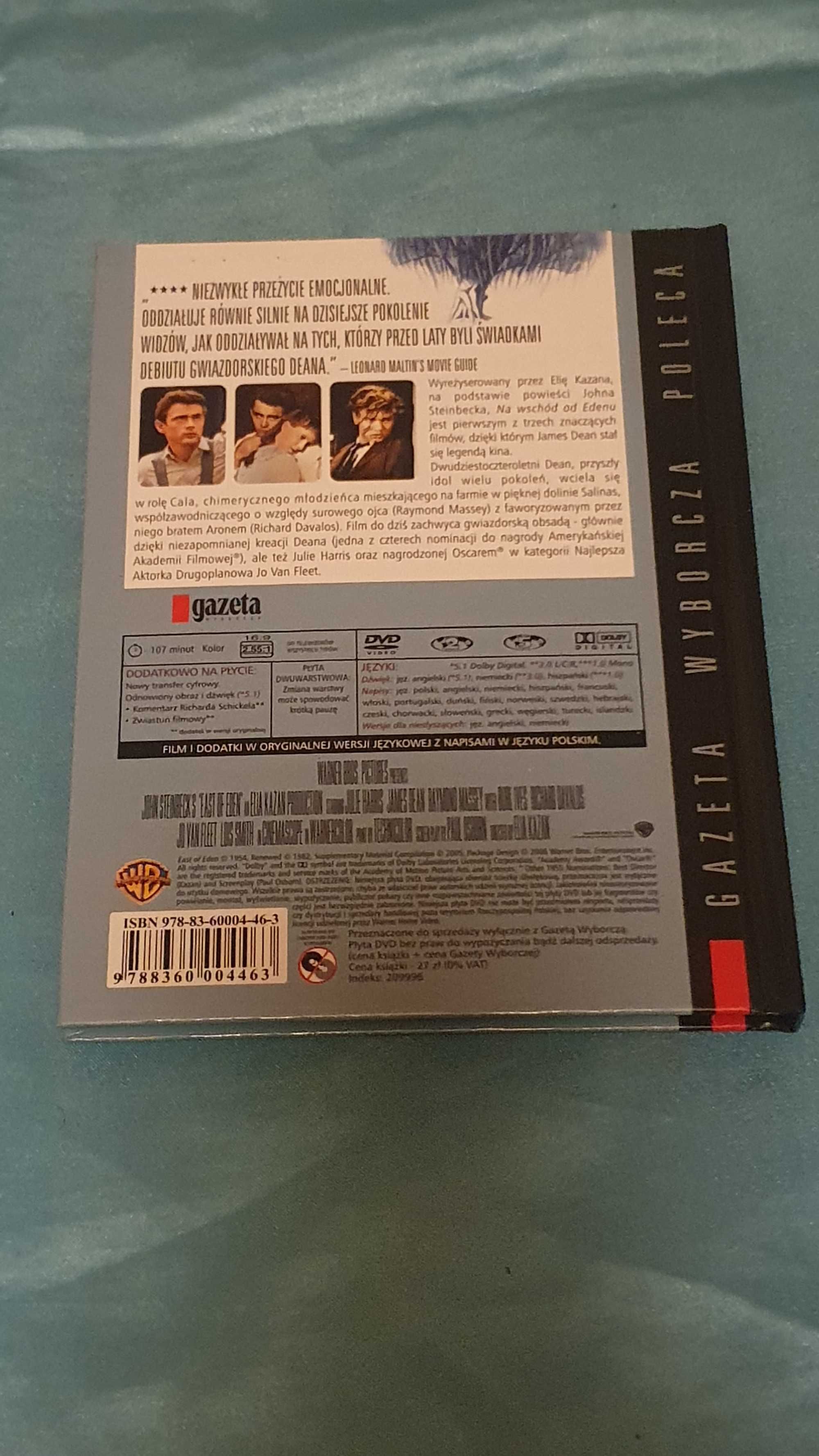 Na Wschód Od Edenu  DVD + Książka    James Dean