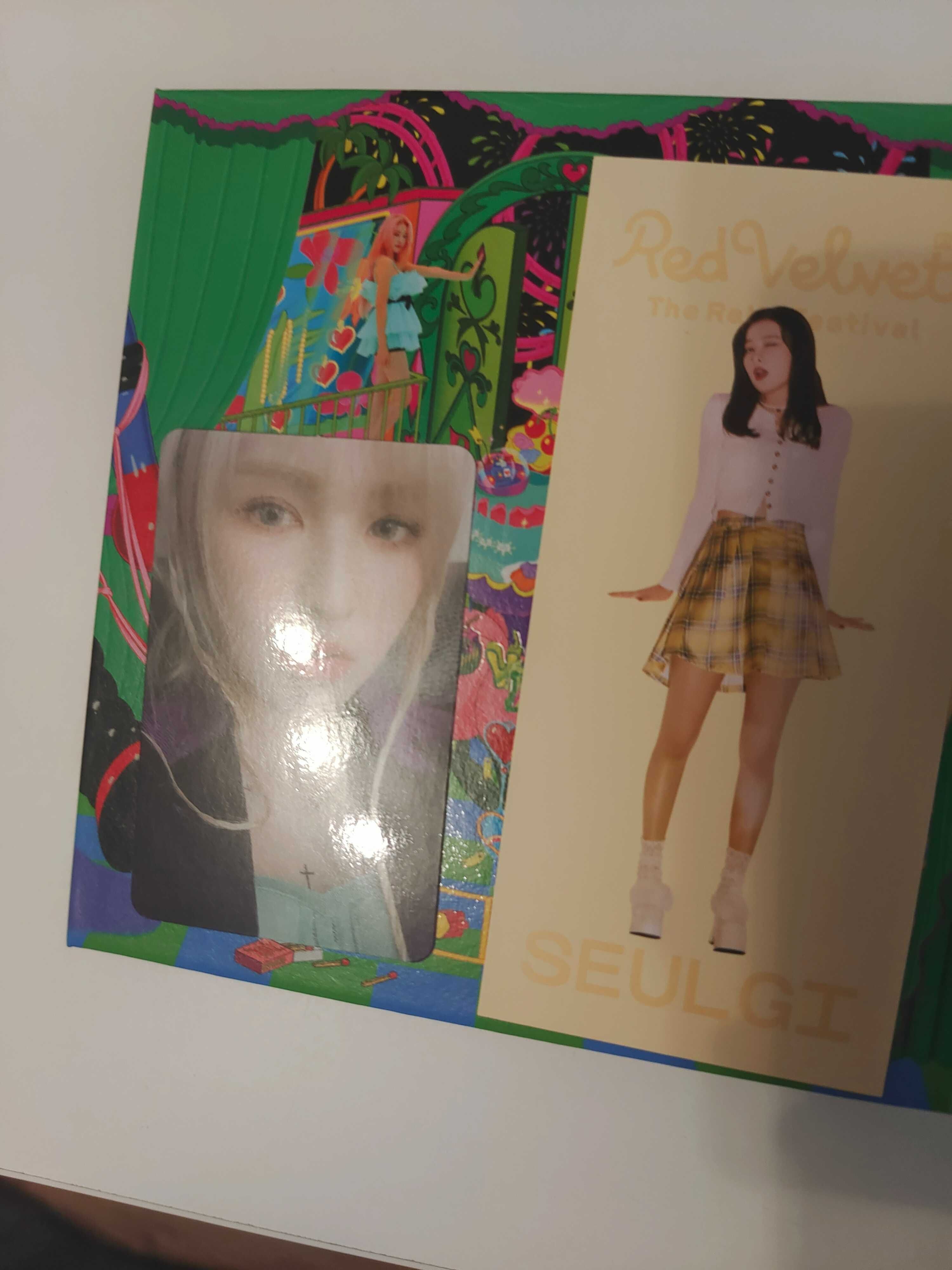 album red velvet the reve festival finale scrapbook photocard wendy