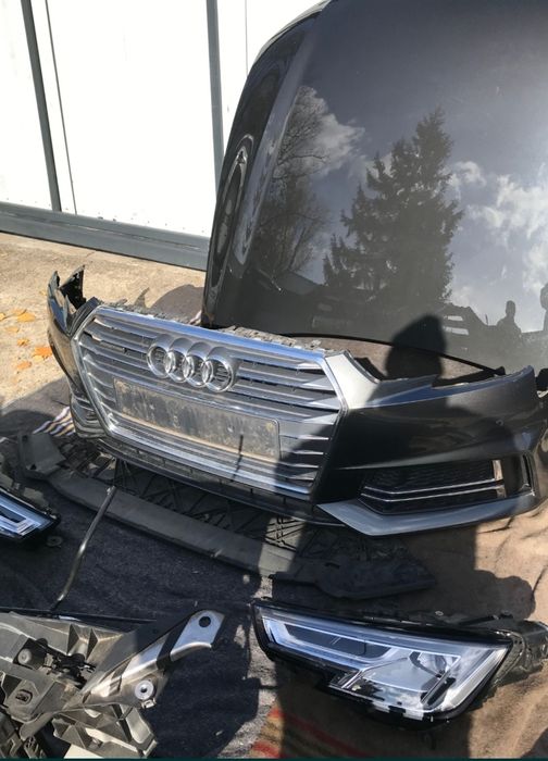 Капот А4 Б9 a4 b9 фари телевізор крило Audi A4