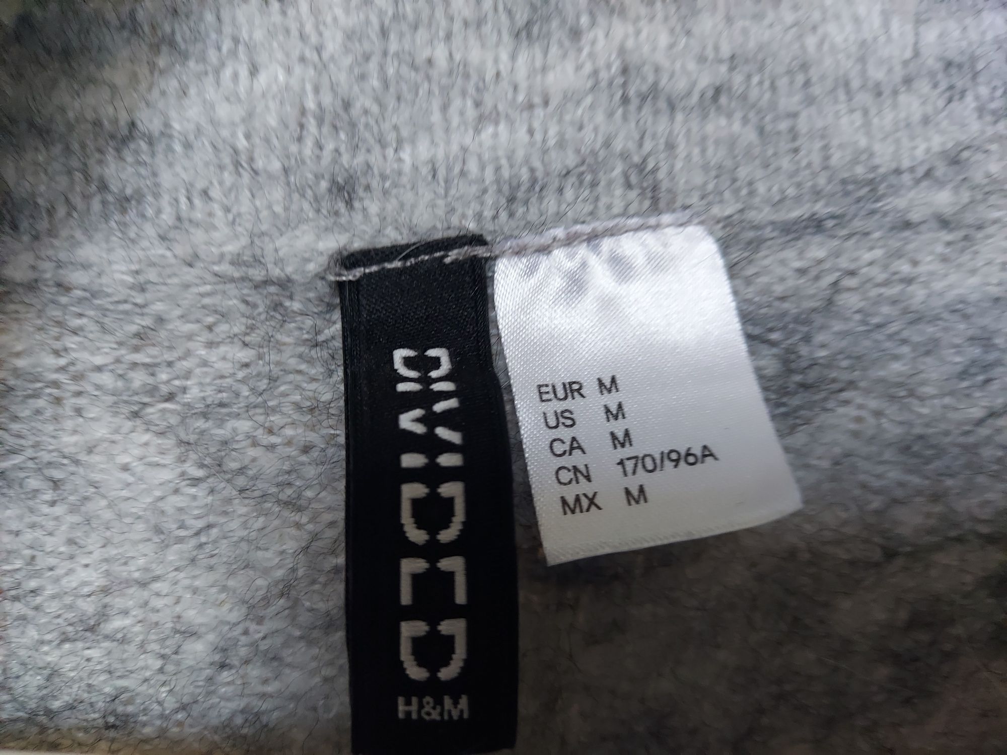 Szary sweter z opadającym szerokim golfem wełna i alpaka H&M38