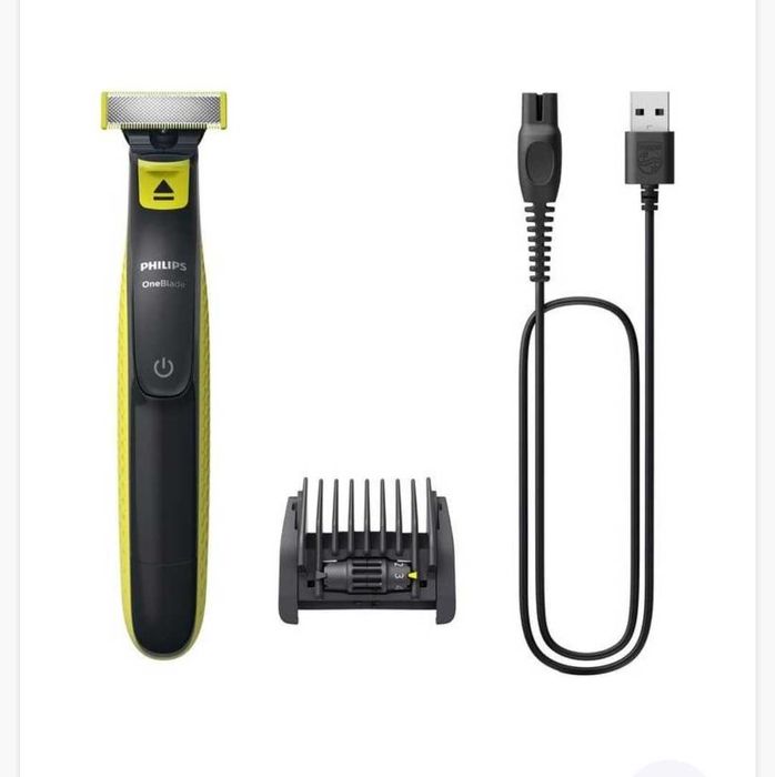 Електробритва Philips OneBlade для чоловіків, портативний тример.