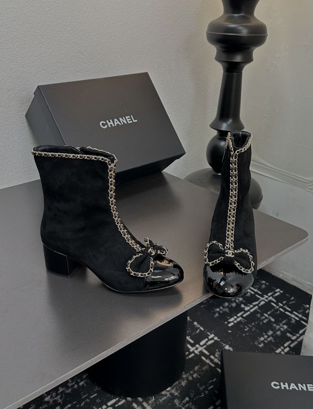 Chanel 24P botki kokarda łańcuch r. 35-41 Wrocław Stare Miasto