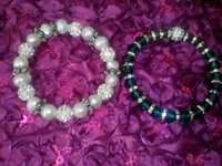 Pulseiras em vidro 8 € as 2