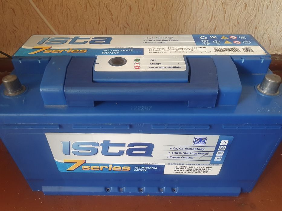 Акамулятор Ista 100Ah