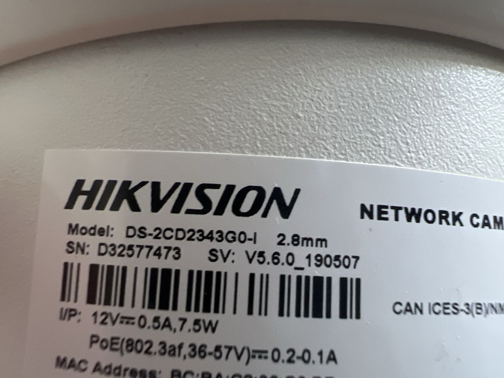 Kamera IP kopułowa Hikvision DS-2CD2343G0-l
