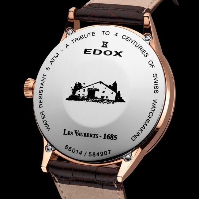 Edox Les Vauberts Open Heart Automatic