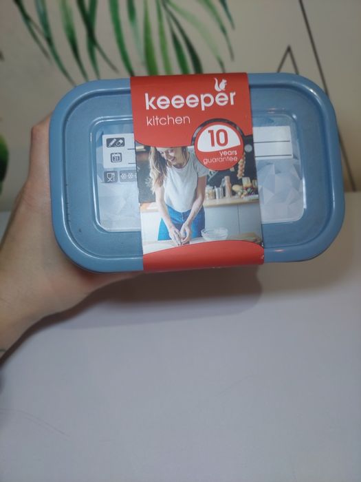 Keeeper home Zestaw komplet 4x0,75 l pojemników do żywności