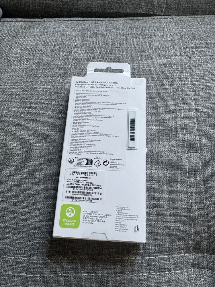 Nowe oryginalne etui Samsung galaxy a34 5g card slot case czarny