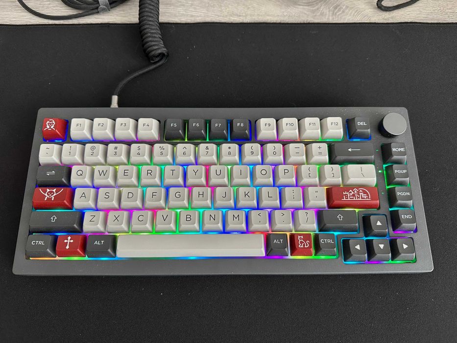 Механічна клавіатура Akko 5075B Plus Dracula HotSwap