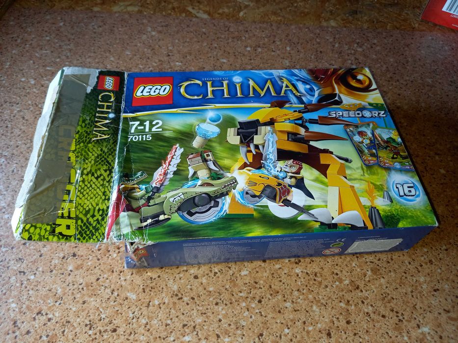 pudełko opakowanie puste 70115 lego legends of chima