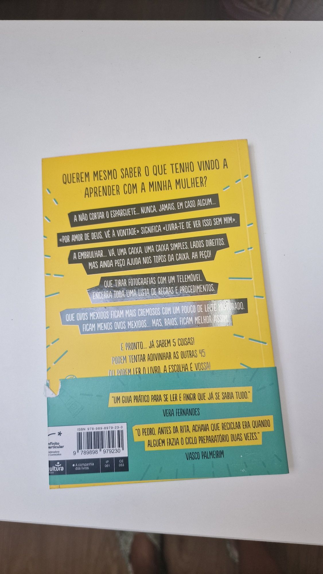 Livro 50 coisas que aprendi com a minha mulher