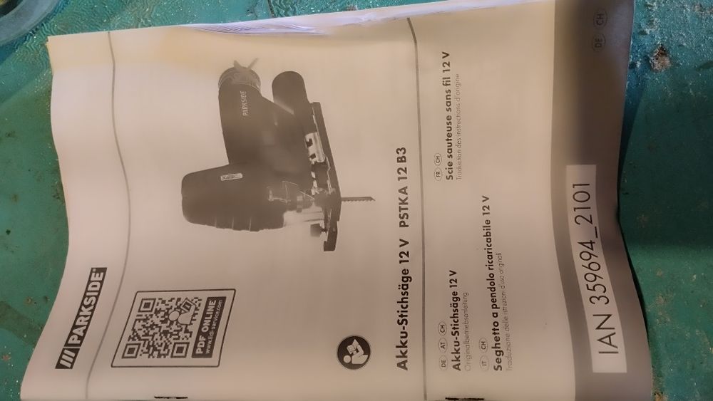 Wyrzynarka parksaide akumulatorowa