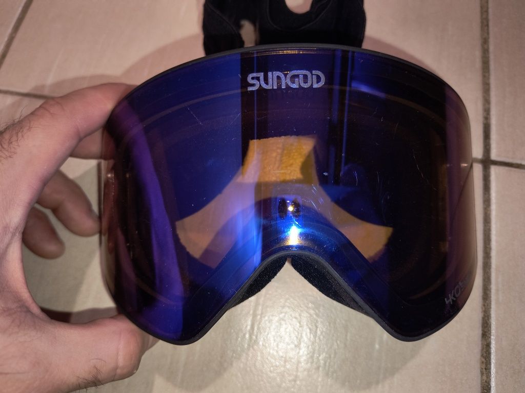 Gogle narciarskie/snowboardowe SunGod plus dodatkowa szybka