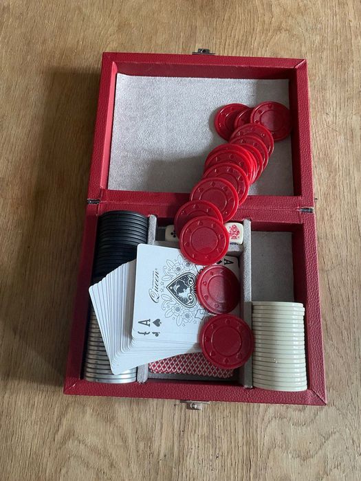 Набір для покеру Duke у шкіряному кейсі