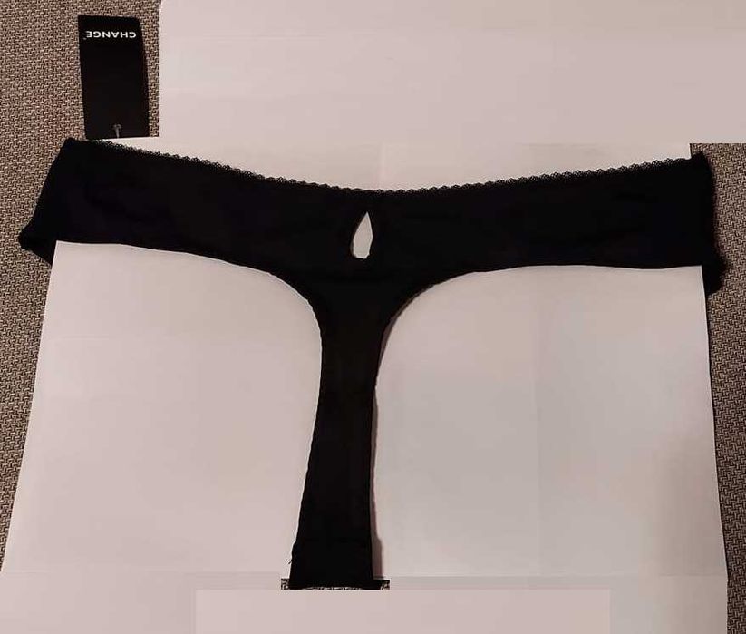 ekskluzywne majtki hipster string Change czarne XS Lizabeth Walentynki