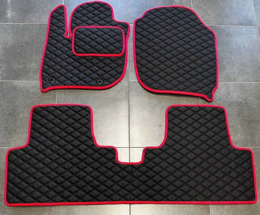 Коврики із екошкіри для Hyundai Santa Fe\ Sonata\ Tucson\ Kona\екокожа