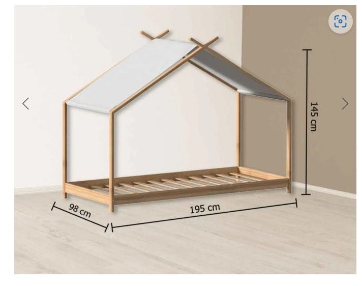 Cama montessori + colchão + almofada e jogo de cama