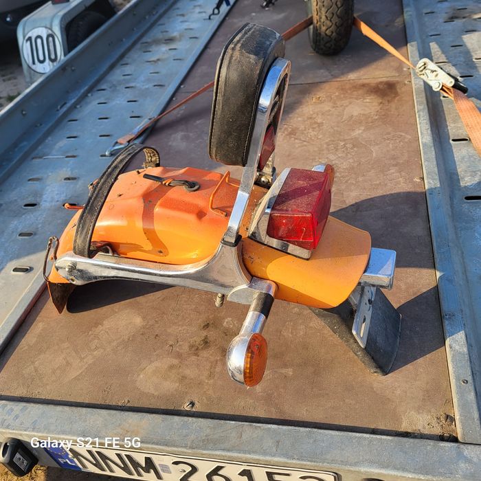 Tyl zadupek oparcie blotnik suzuki savage