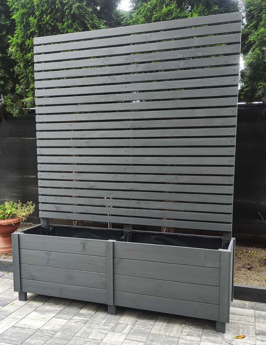 Solidne donice doniczki pergole. Zabudowa ogrodu tarasu