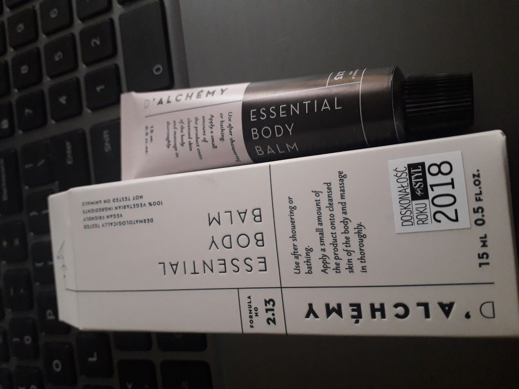 D'ALCHEMY Essential body balm NK13 Esencjonalny balsam do ciała 15 ml