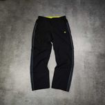 MĘSKIE Dresy Sportowe Czarne Adidas Neon ClimaCool Aero 3 Paski Haft